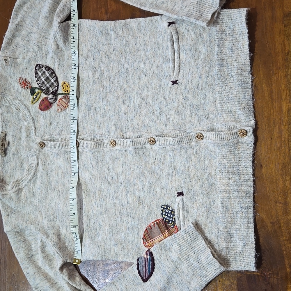 Thursday Island Floral Patchwork Embroidered Card… - image 7